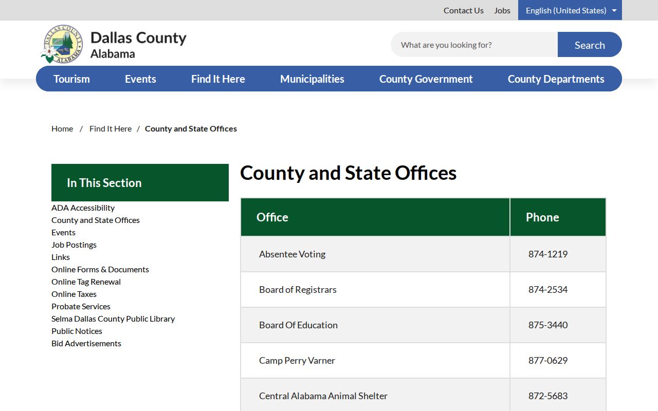 Dallas County warrant search county and state office directory